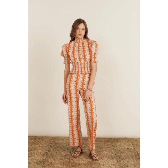 Maria De La Orden Hay Corduroy Pants in Brown - Picture 2 of 5